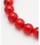 【岩座】レッドコーラルブレスレット　【６ｍｍ】