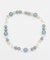 【岩座】五縁繋ぎアクアマリンブレスレット