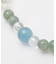【岩座】五縁繋ぎアクアマリンブレスレット