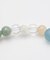【岩座】五縁繋ぎアクアマリンブレスレット