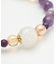【岩座】日和　三点ラベンダーアメジストブレスレット