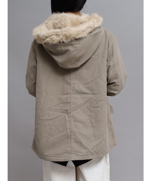 ファーフーデッドモッズアウター｜メドックの通販｜&mall（アンド