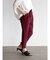 ストレッチテーパードパンツ(dark red)