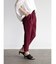 ストレッチテーパードパンツ(dark red)