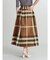 ビックチェックフレアスカート