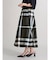 ビックチェックフレアスカート