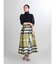 ビックチェックフレアスカート