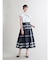 ビックチェックフレアスカート