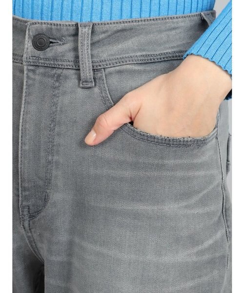 【グレー】テーパードスリム デニム スリムテーパードグレーデニムパンツ｜メドックの通販｜&mall（アンド