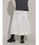 異素材タックデザインスカート