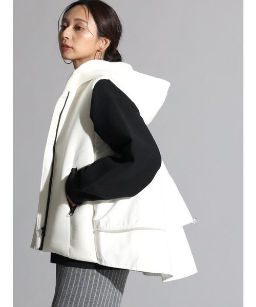 異素材ドッキングダウンベスト｜メドックの通販｜&mall（アンド