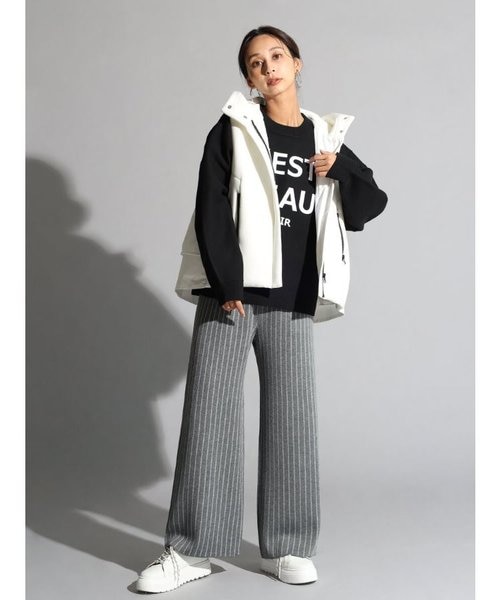 異素材ドッキングダウンベスト｜メドックの通販｜&mall（アンド