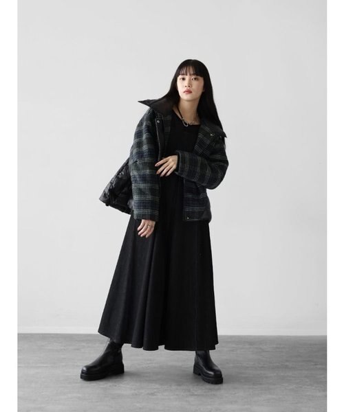 ヤマダヤ　RADIATE　ツイードチェックデパッドブルゾン ツイードチェックパデットブルゾン｜メドックの通販｜&mall（アンド