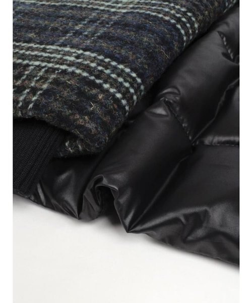 ツイードチェックパデットブルゾン｜メドックの通販｜&mall（アンド