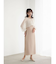 フリルボレロレイヤードワンピース（cocoa,sand beige,)