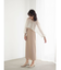 フリルボレロレイヤードワンピース（cocoa,sand beige,)