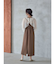 フリルボレロレイヤードワンピース（cocoa,sand beige,)
