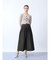 リバーシブルドットスカート