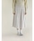 Reversible gather flare skirt