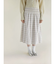 Reversible gather flare skirt