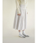 Reversible gather flare skirt