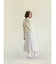 Reversible gather flare skirt