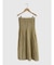 Reversible gather flare skirt