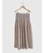 Reversible gather flare skirt