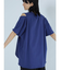 ショルダースリットカットソー（Blue）