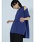ショルダースリットカットソー（Blue）