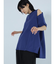 ショルダースリットカットソー（Blue）
