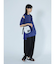 ショルダースリットカットソー（Blue）