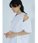 ショルダースリットカットソー（Blue）