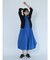 バックアジャスターバルーンワンピース (BLUE)