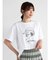 レディモチーフハーフスリーブTシャツ
