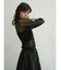 Openwork knit cardigan