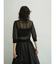 Openwork knit cardigan