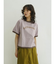 Letter print ringer T-shirt