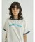 Letter print ringer T-shirt