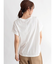 袖ロールプリントロゴTシャツ