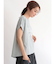 袖ロールプリントロゴTシャツ
