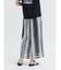 ストライプチュールタイトスカート