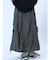シャーリングデザインフレアスカート