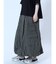 シャーリングデザインフレアスカート