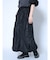シャーリングデザインフレアスカート