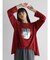 ドロストヘム箔ロゴロングTシャツ