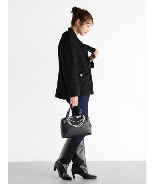 フリンジシャギーツイードジャケット｜メドックの通販｜&mall（アンド