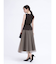 ビジューベルトチュールドレス（brown）