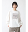 シアーロゴ刺繍ロンT