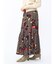 フラワーペイントロングスカート